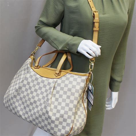 siracusa gm louis vuitton|LOUIS VUITTON Damier Azur Siracusa GM .